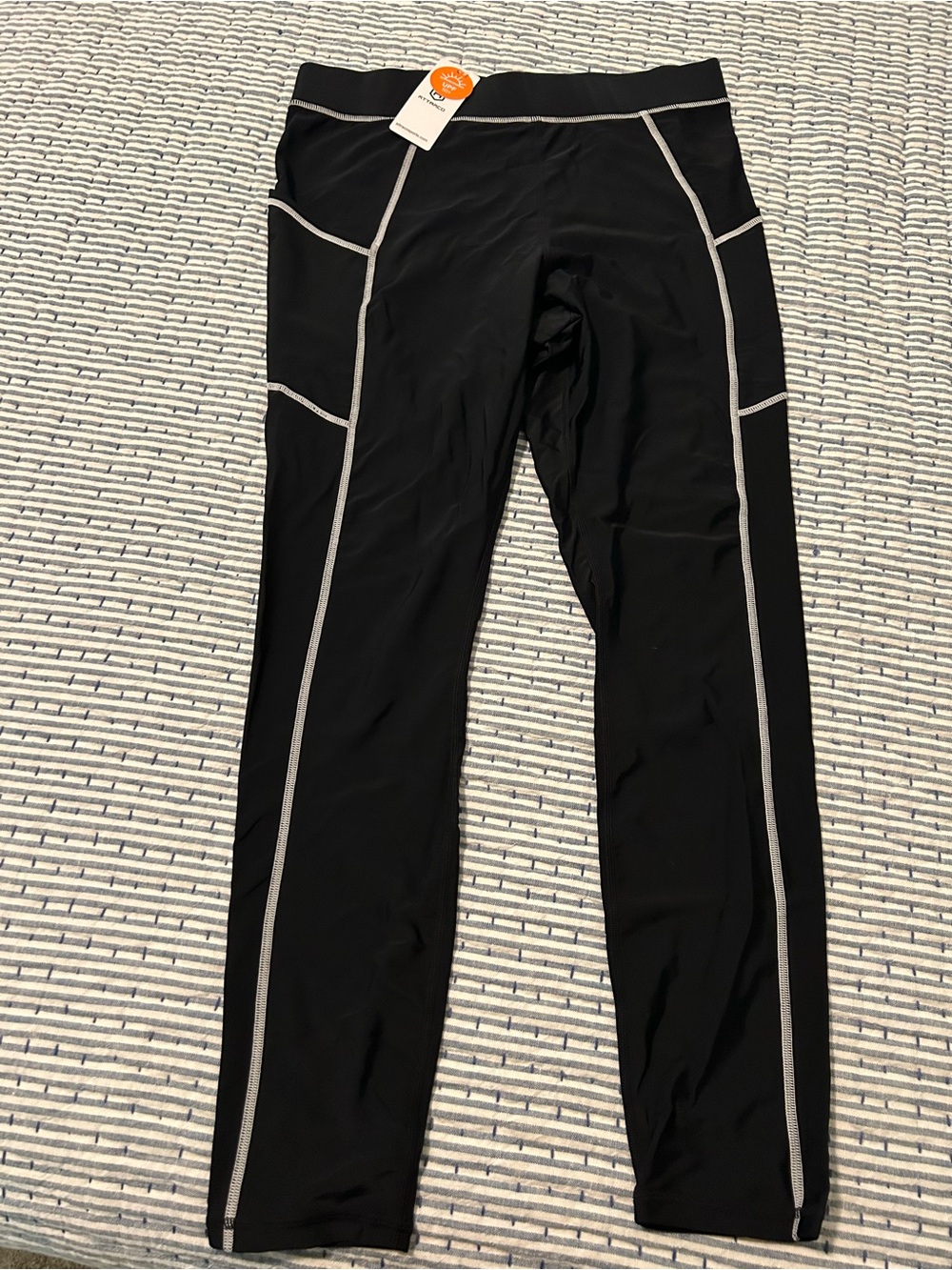 NWT Women’s Swim Leggings with Contrast Stitching